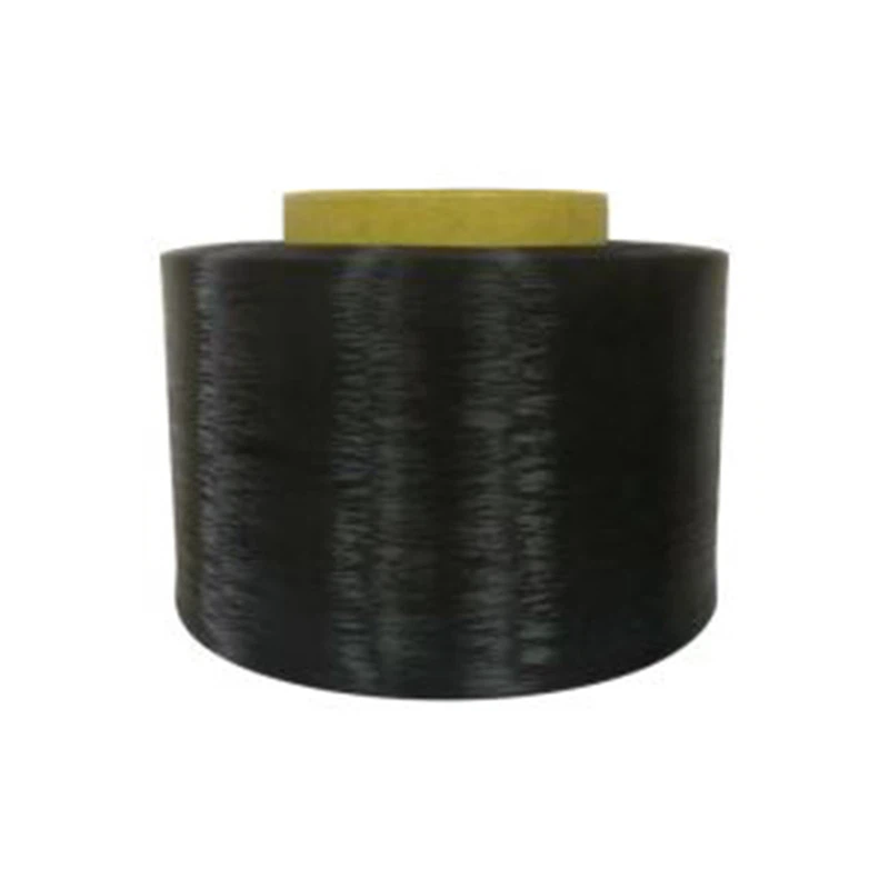 Filament de fibre conductrice noire pour textile